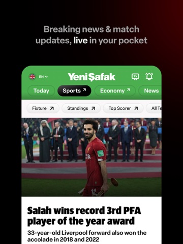 Yeni Şafak English iPad screenshot