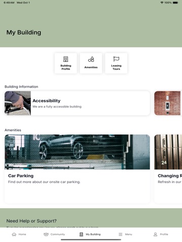 BodioCenter iPad screenshot