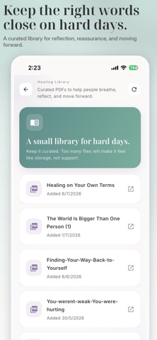Unsent: Breakup Recovery iPhone screenshot
