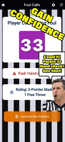 Basketball Ref Practice Lite Screenshot 4 of 4
