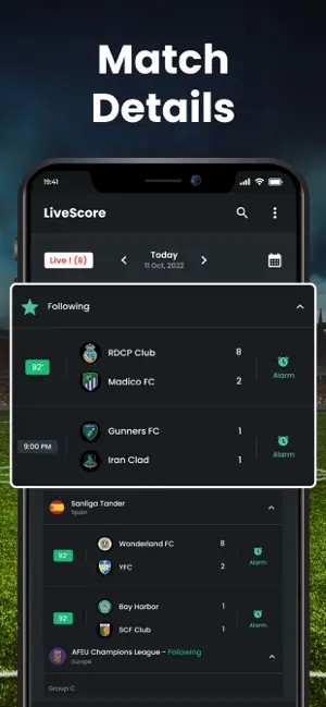 Football Live Scores, Fixtures iPhone screenshot 5