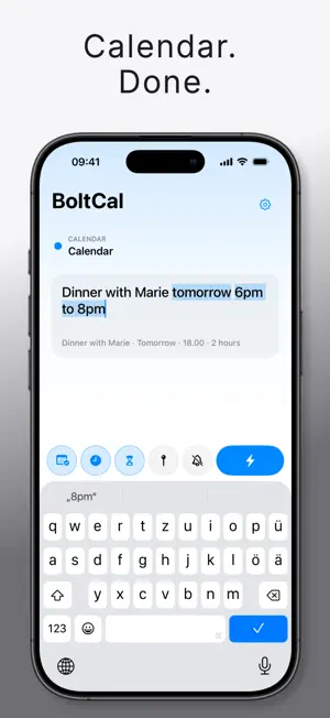 BoltCal: Fast Calendar Events screenshot 3