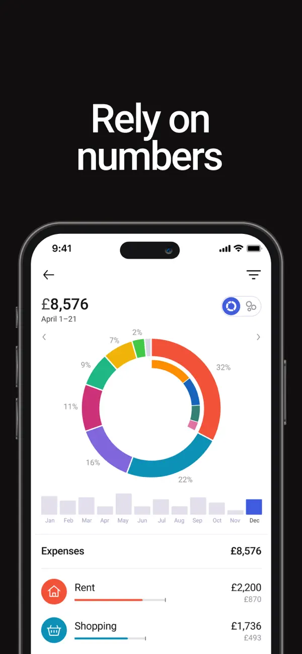 Screenshot #1 pour Zenmoney: expense tracker