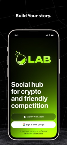 LAB - Social Crypto App Screenshot 1 of 8