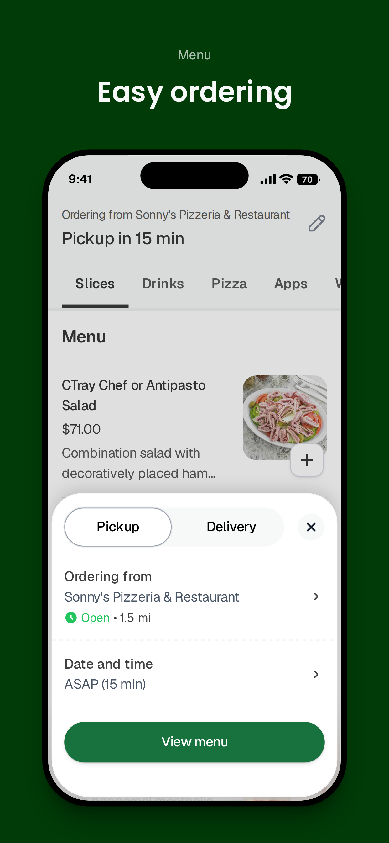 Sonny's Pizzeria & Restaurant screenshot 3