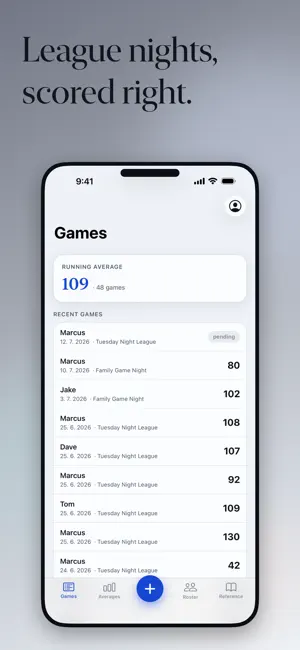Pintally Bowling Score Keeper screenshot 1