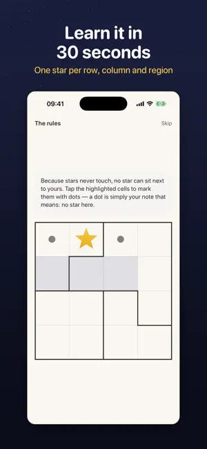 Starlit: Star Battle Puzzles screenshot 3