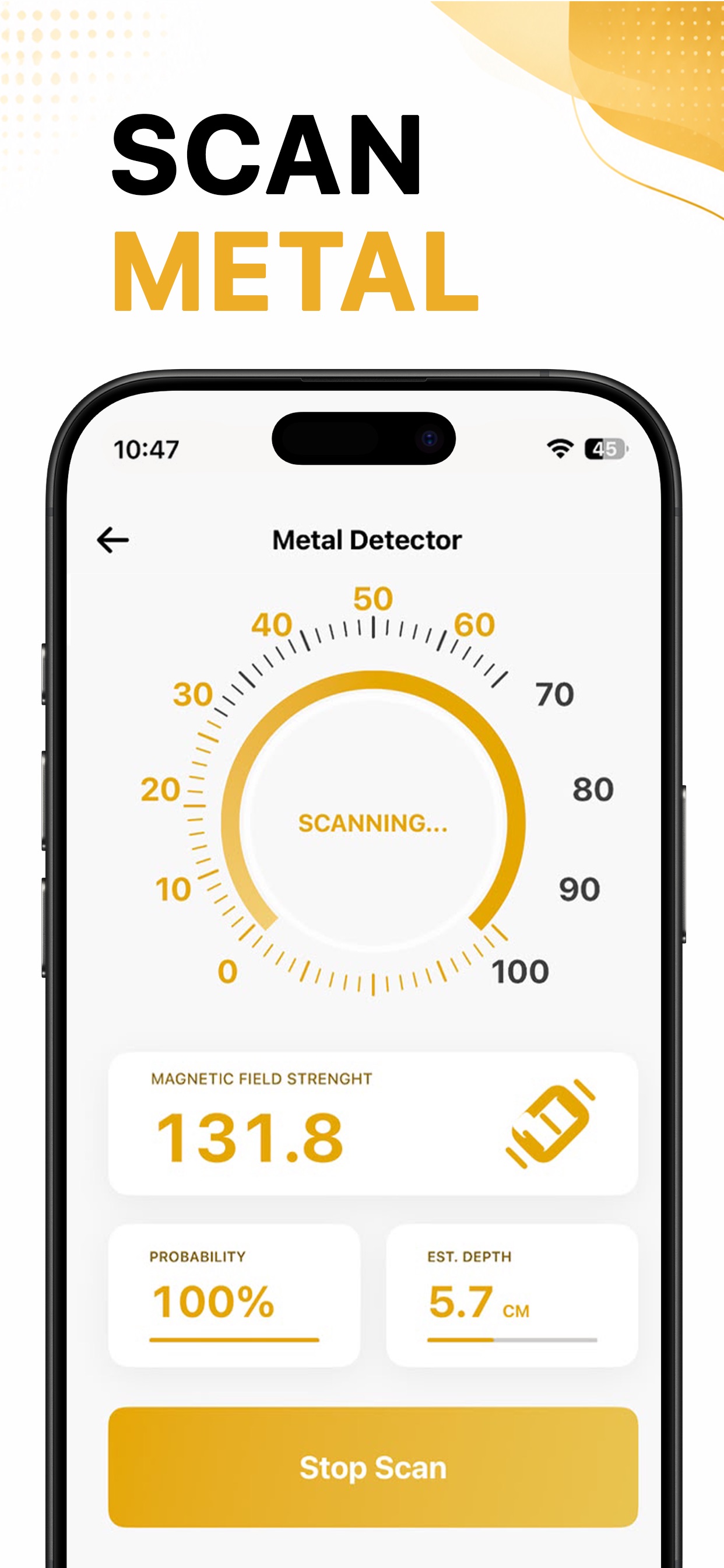 Screenshot 2 of Metal Detector & Metal Finder