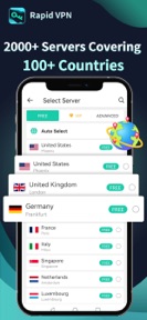 Rapid VPN - Safe & Fast Proxy screenshot