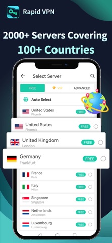 Rapid VPN - Safe & Fast Proxy Screenshot 4 of 7