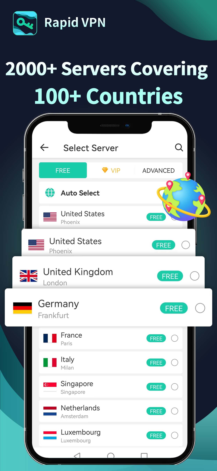 Rapid VPN - Safe & Fast Proxy screenshot 4
