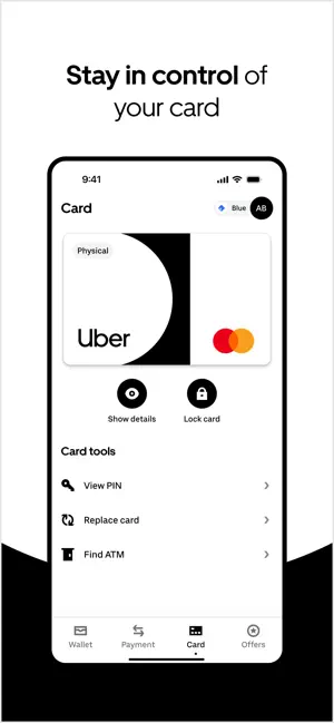 Uber Pro Card iPhone screenshot 6