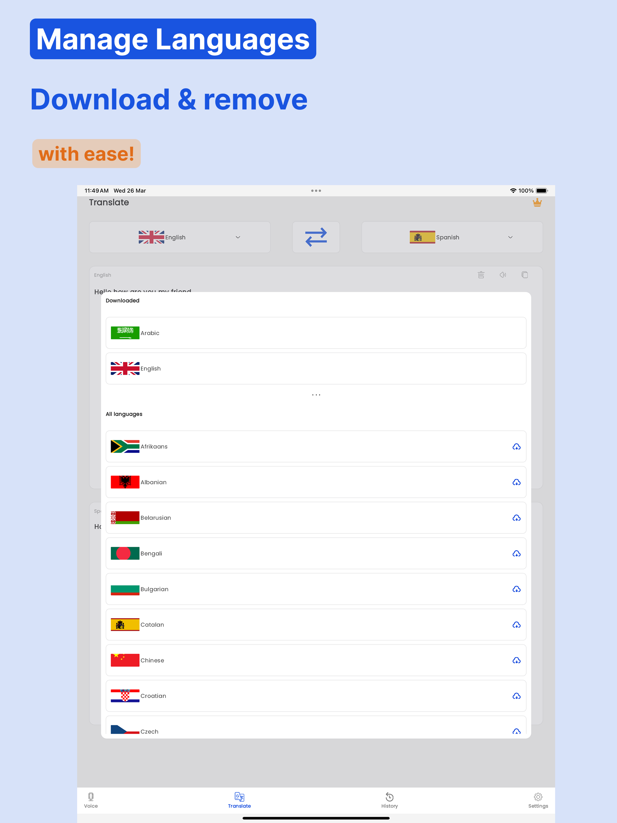 Translation: voice and text screenshot 10