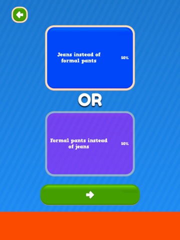Would you rather party game . iPad screenshot