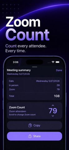 Meeting Count screenshot