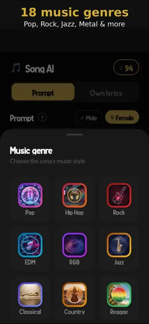 Songia - AI Song & Video Maker screenshot 4