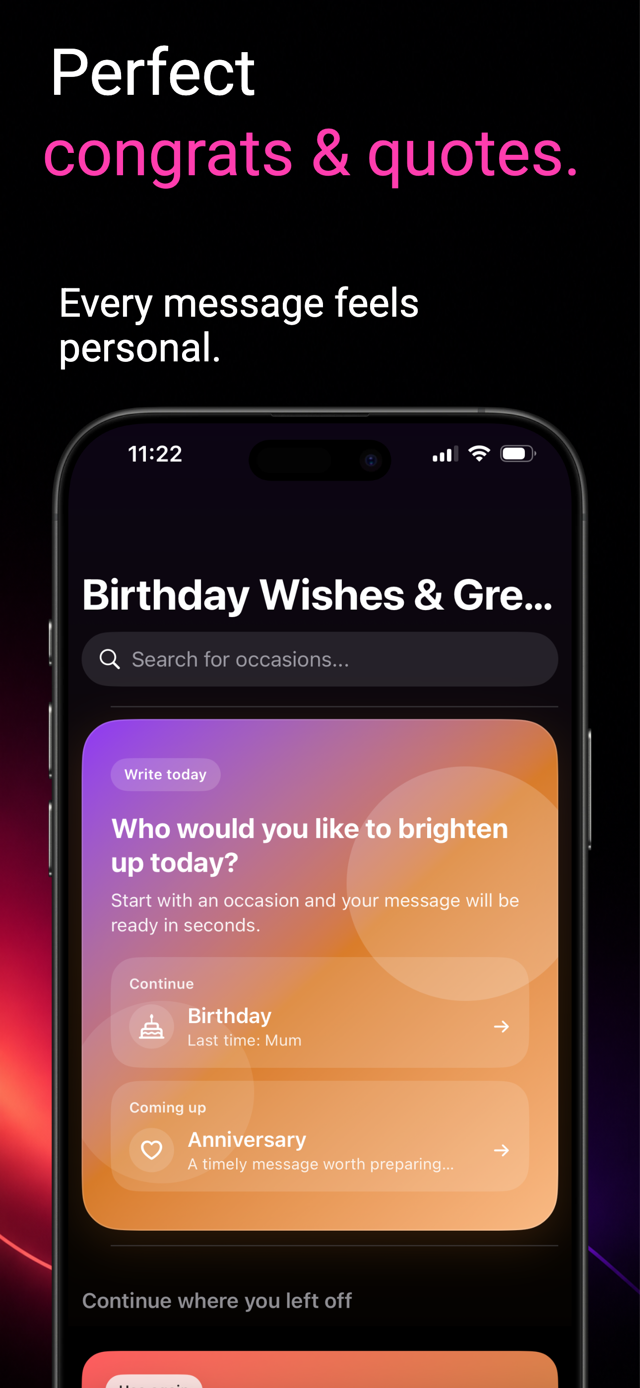 Birthday Wishes & Greetings screenshot 3
