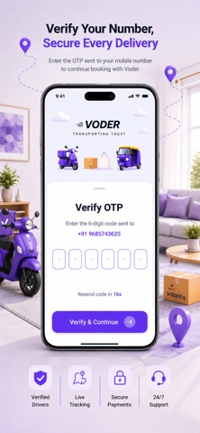 Voder - On Demand Logistics screenshot