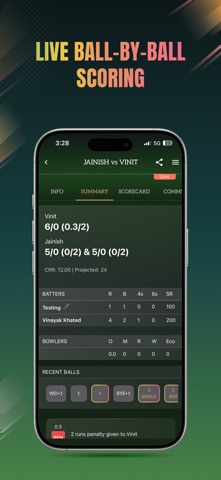 The12thMen: Cric Auction Score iPhone screenshot 2