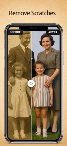 Restore Old Photos: FotoRevive iPhone screenshot