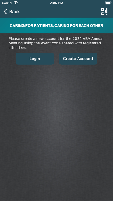 ABA Annual Meetings Screenshot