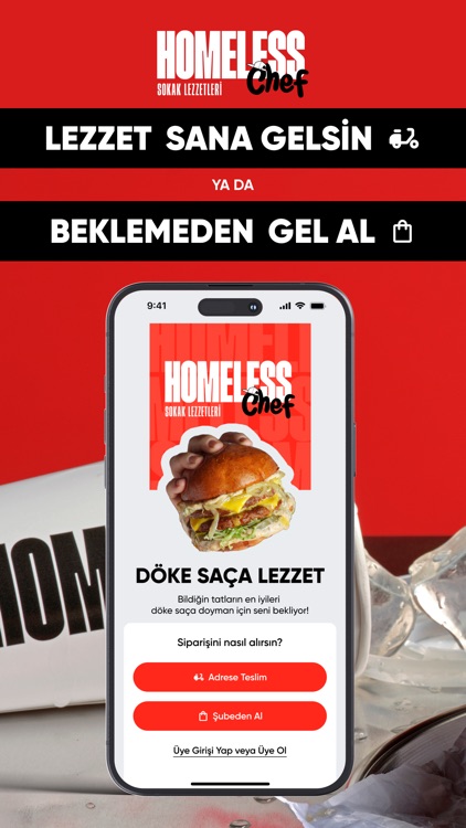 Homeless Chef – Yemek Siparişi