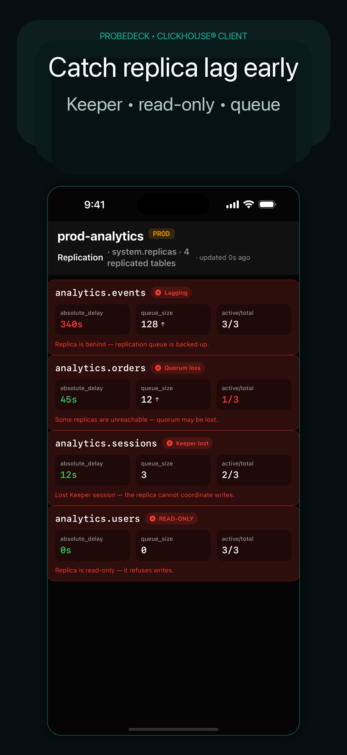 ProbeDeck: ClickHouse® Client screenshot 5