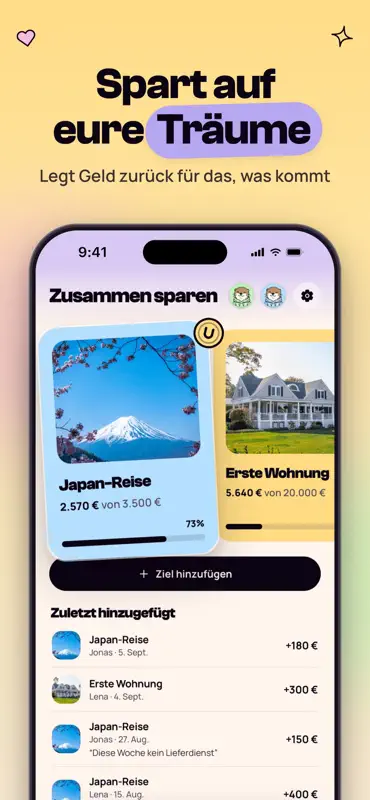 Haushaltsbuch für Paare: Untoo screenshot 6 of 8
