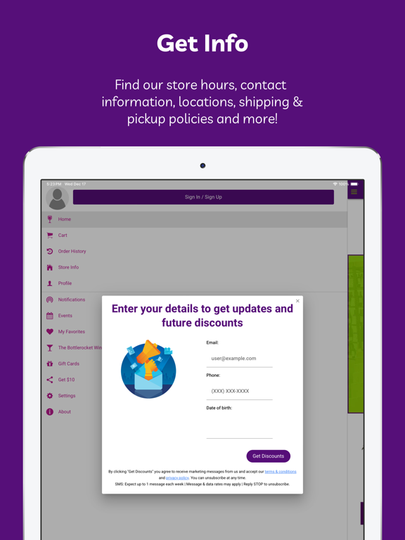 Screenshot #5 pour Bottlerocket Wine And Spirit