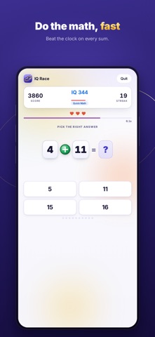 IQ Race - Train Your Brain Screenshot 3 of 8
