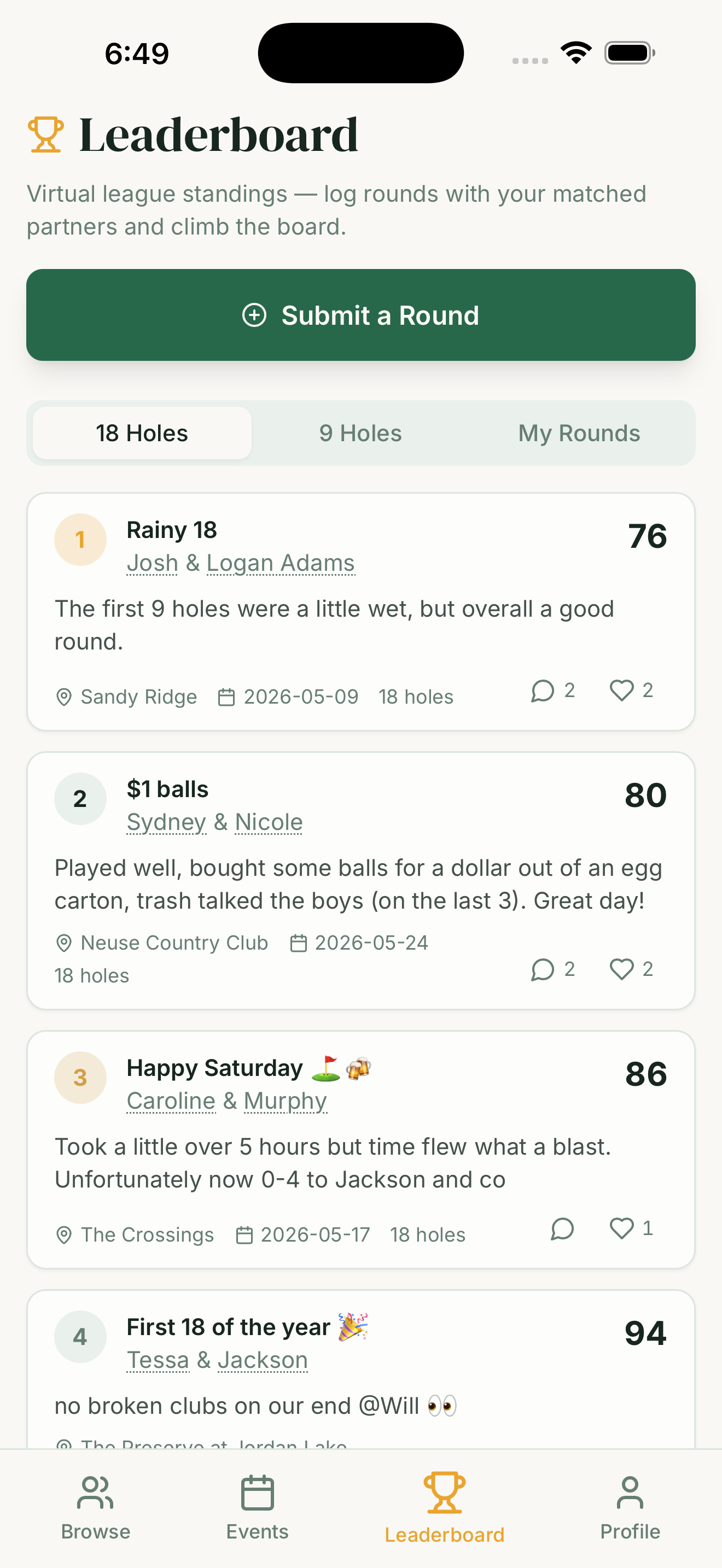 Birdies to Buddies screenshot 4
