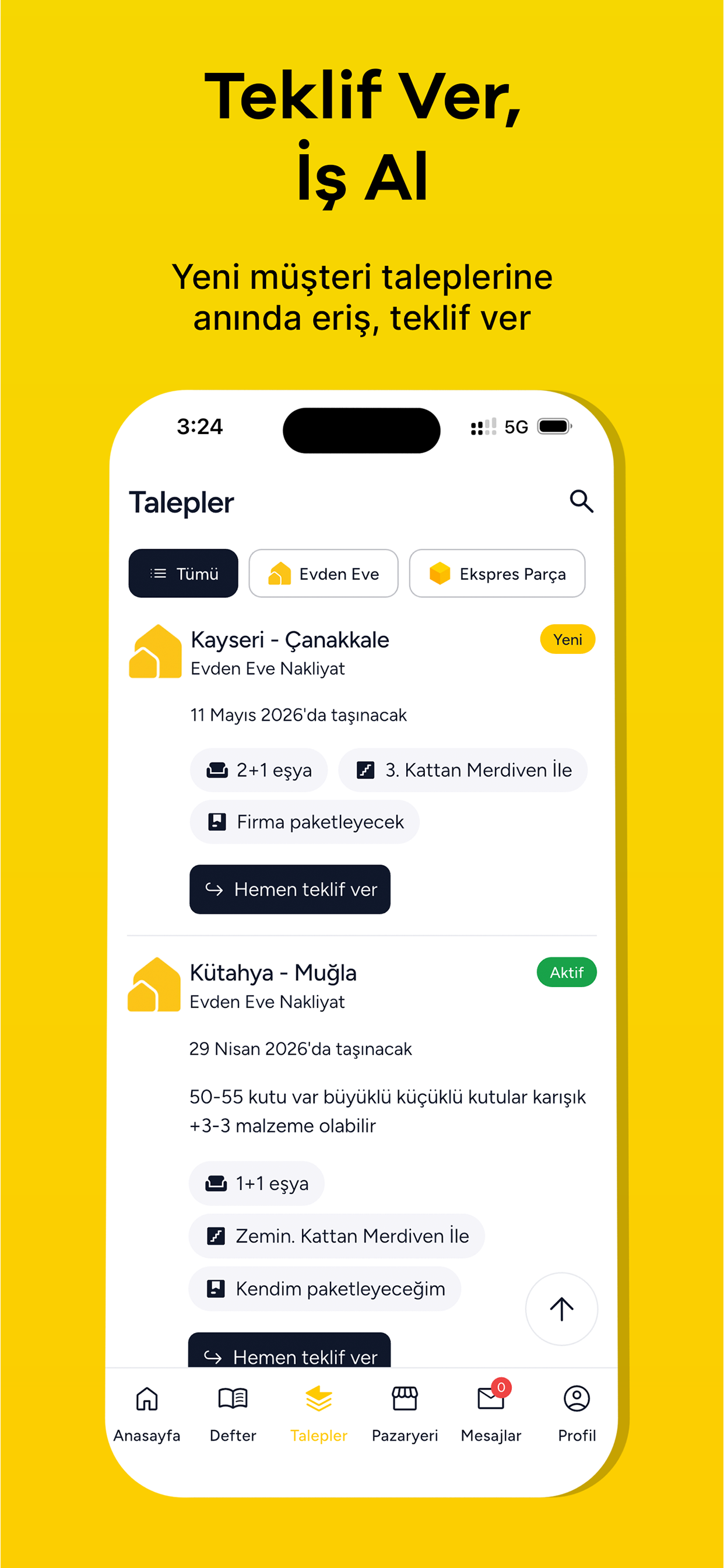 Evden Eve Nakliyat Platformu