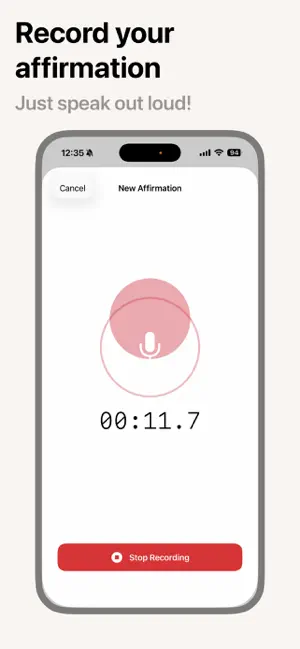 Reaffirm - Manifestation Tool screenshot 2