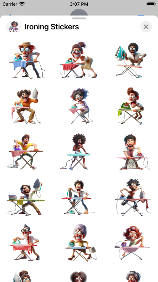 #1. Ironing Stickers (iOS) 由: Paul Scott