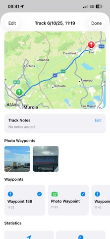OpenTracker iPhone screenshot