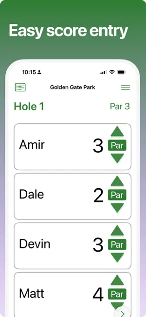 Under Par Scorecard screenshot 3