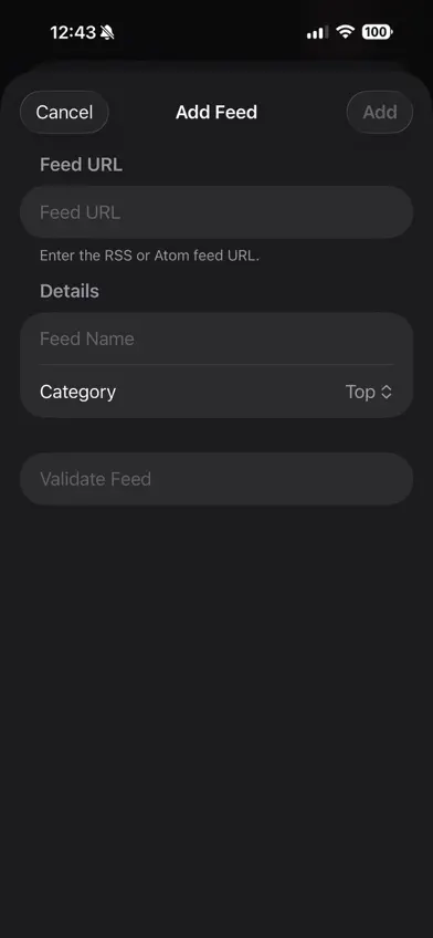 OpenWire RSS Reader screenshot 4