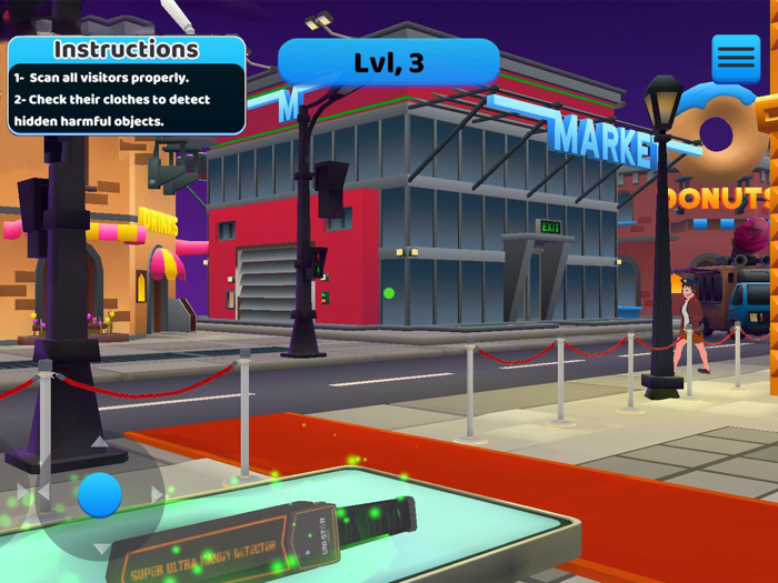 Party Club Security Game