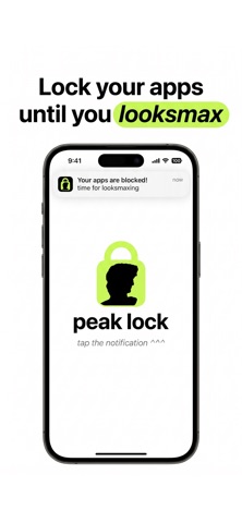 Peak Lock: Mewing & Looksmax screenshot