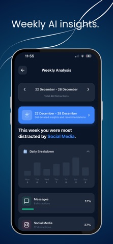 Distraction Tracker: Focus Log Screenshot 3 of 5