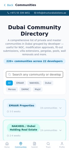 DUBAI APPROVALS iPhone screenshot