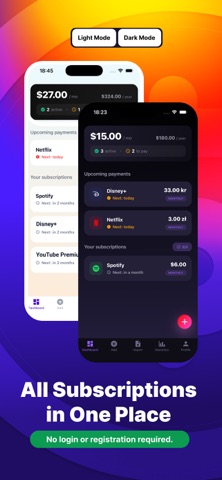 Subscription & Bills Tracker screenshot