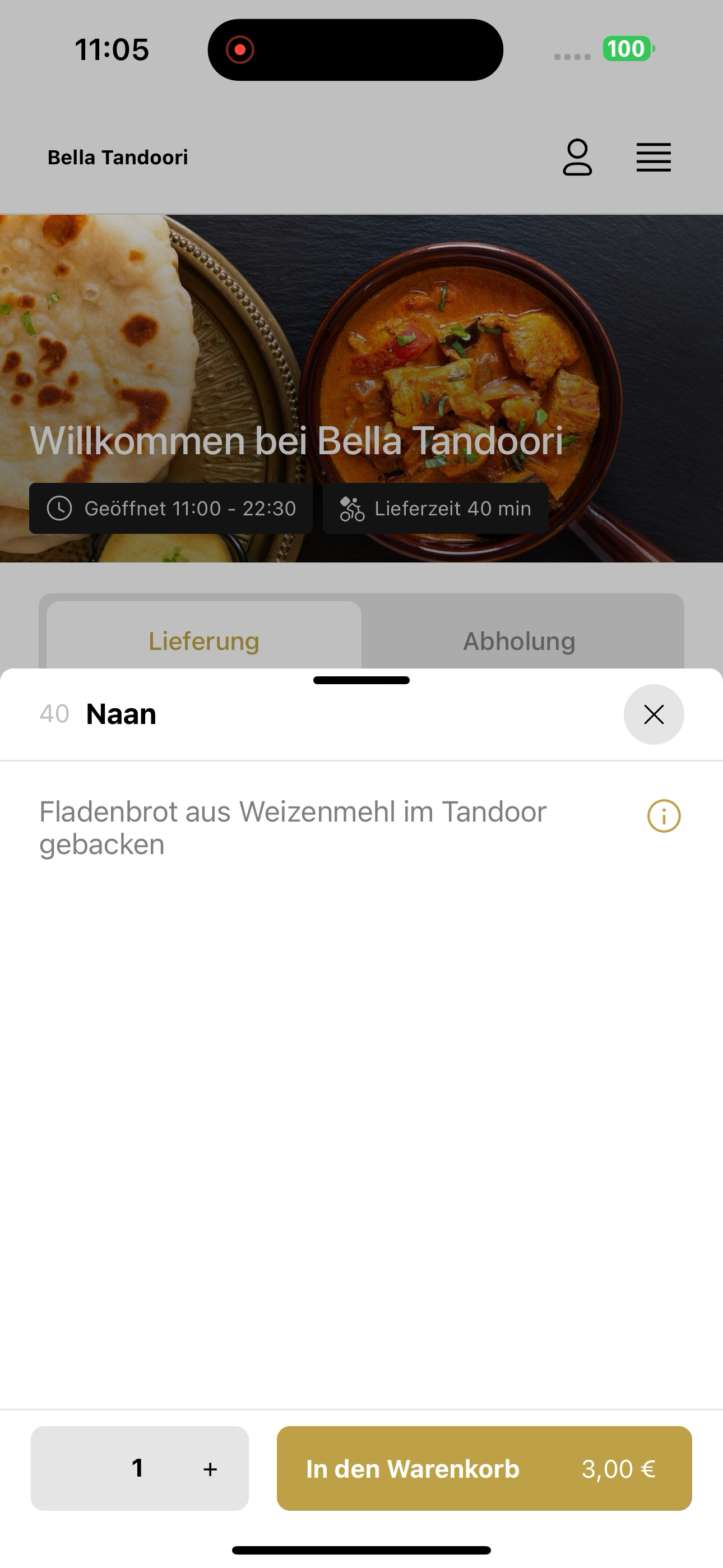 Bella Tandoori screenshot 7