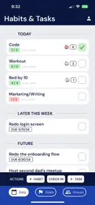 Lattis: Goal/Habit Tracker screenshot #1 for iPhone