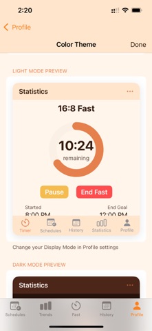 Null Fasting iPhone screenshot