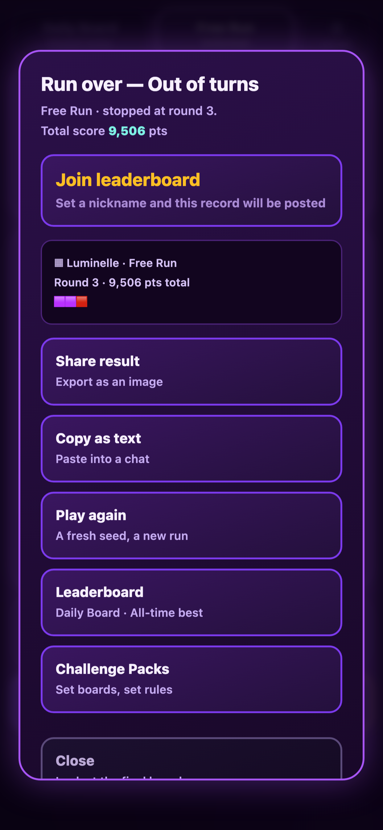 Luminelle: Hold & Pop screenshot 4