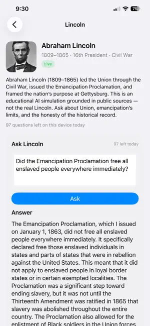Meet History screenshot 2