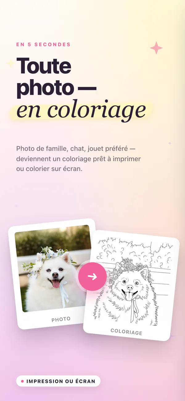 Screenshot #1 pour Crayonly: Coloriage Enfants IA