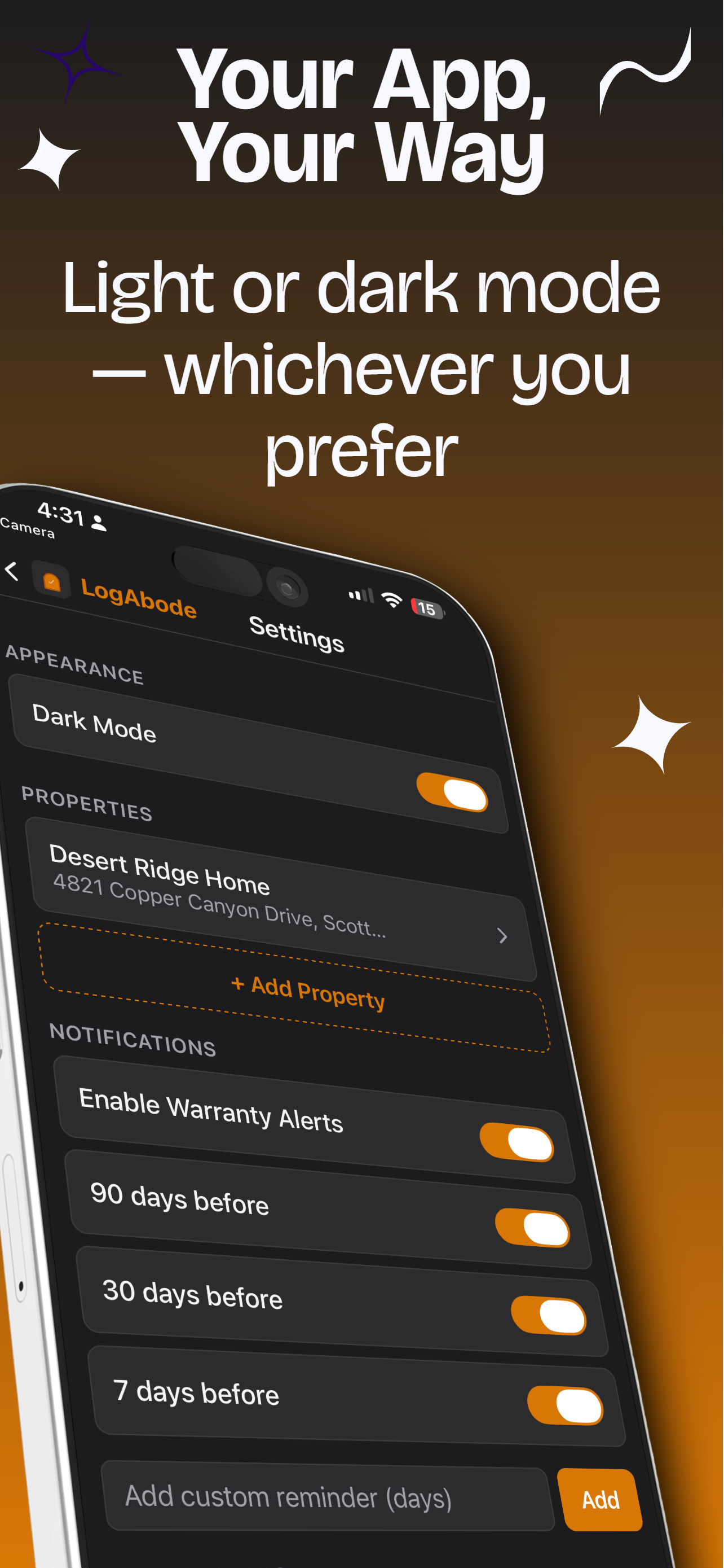 LogAbode screenshot 8