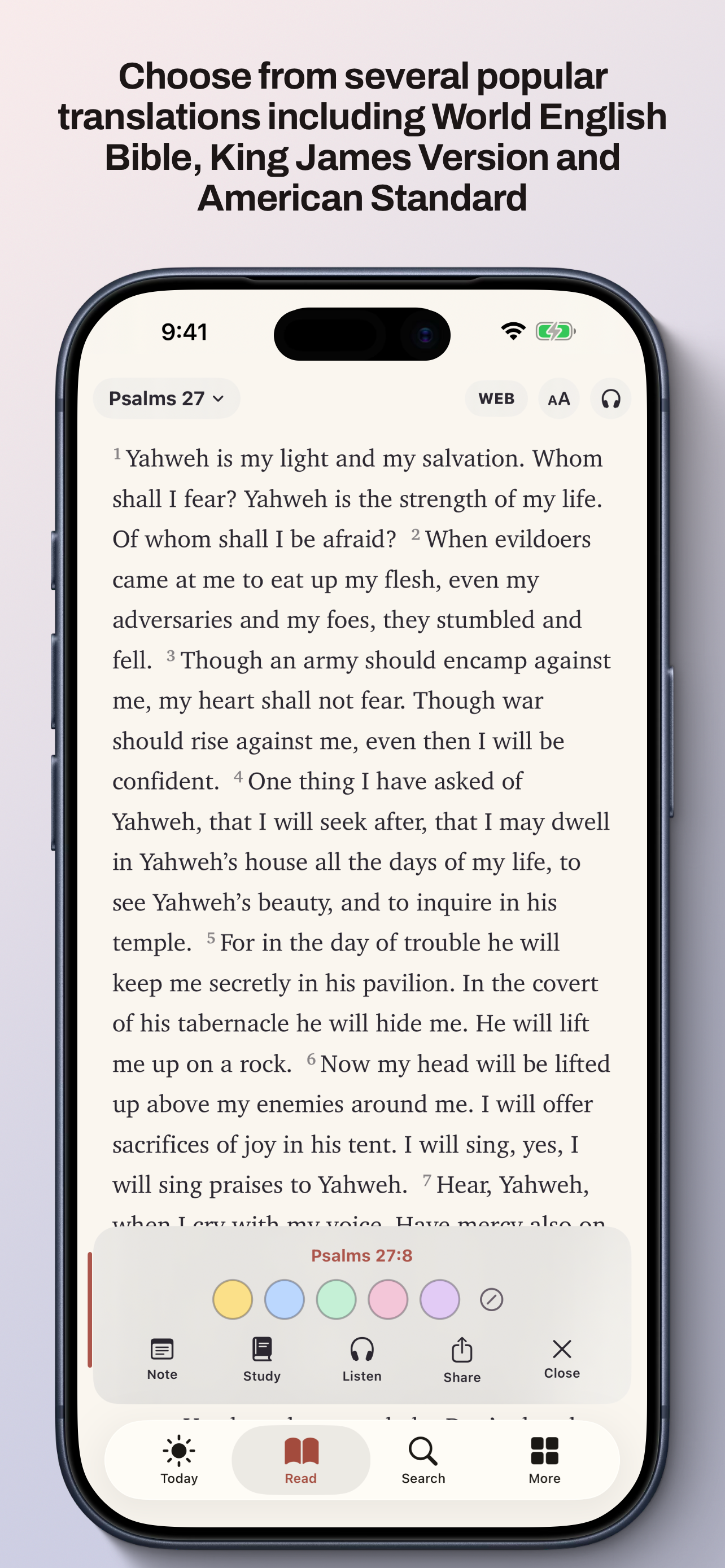 Bible for Me: Audio Bible screenshot 3